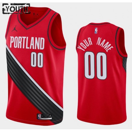 Kinder NBA Portland Trail Blazers Trikot Benutzerdefinierte Jordan Brand 2020-2021 Statement Edition Swingman